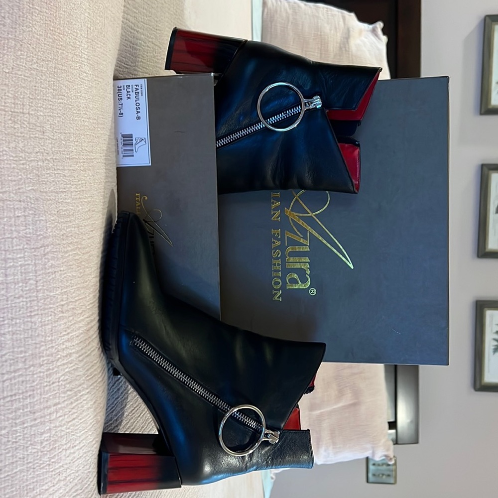 booties-pristine condition! Just not my style! Sz 38/in US 7.5-8.  True to size!